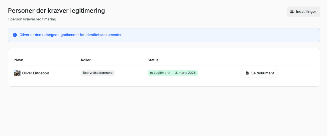 Sådan ser legitimering ud